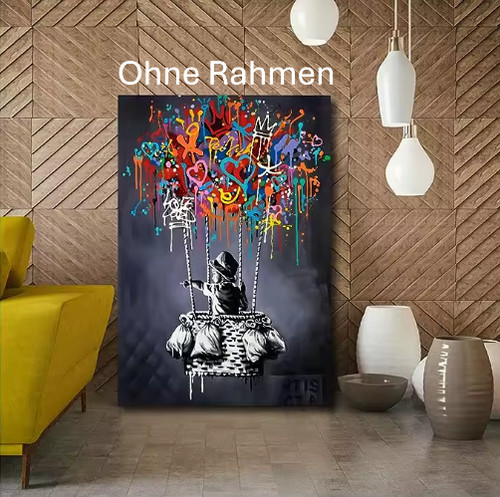 Street art ballonjunge - street-art,