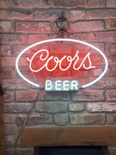 Coors Beer Neon Sign  Transformer Everbrite Electric Signs 1975 Neon Beleuchtung