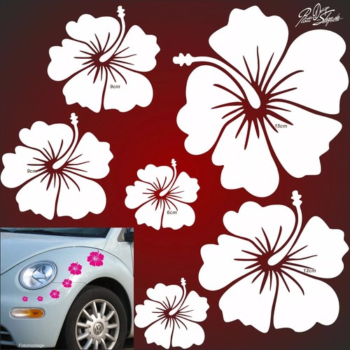 Aufkleber set blumen - aufkleber,