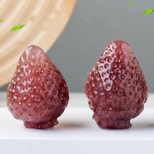 Erdbeer-Quarz Kristall In Form