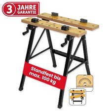 WALTER Werk- und Spanntisch klappbar, Werktisch, Arbeitstisch, Werkbank
