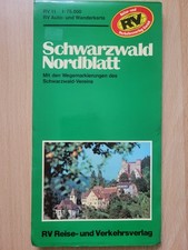 RV Auto-und Wanderkarte 11 Schwarzwald Nordblatt
