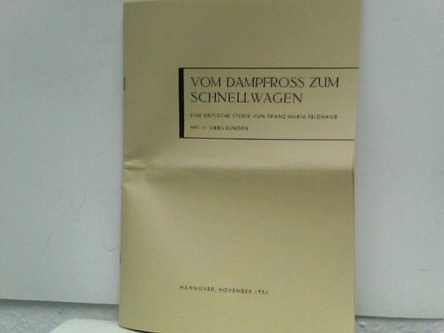 Vom dampfroß zum - vom,