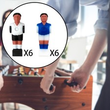 6 Stk Kicker Ersatz Tischfußball Kickerfiguren für 16mm Vollstangen Ersatzt