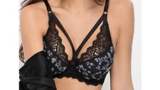BH  sexy + funktional  Bügel mit Spitze schwarz Gr. 70, 75, 80, 85, 90, 95, 100