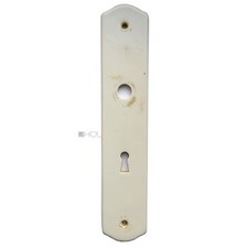 Langschild Porzellan Tür alt