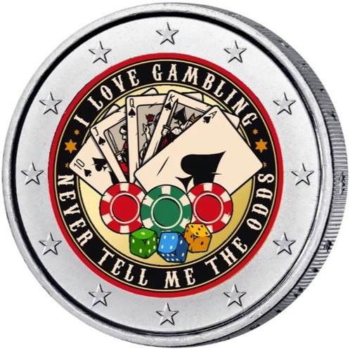 Euro farbmünze poker 2 - "poker",