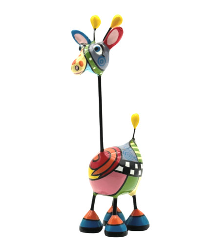 Crazy giraffe skulptur figur - crazy,