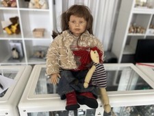 Brigitte Paetsch Vinyl Künstlerpuppe Puppe 69 cm. Top Zustand   