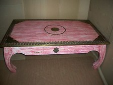  Couchtisch Orientlook Messingbeschläge Mango Massiv120x70,5 cm Gutmann Factory 