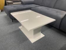 Wohnzimmertisch Couchtisch Sofatisch Baumkante 49 cm Höhe weiß/schwarz/anthrazit