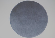 CASA FONDO -  2 RUNDE FUßMATTEN -  65 cm - hellgrau - MF - NEU