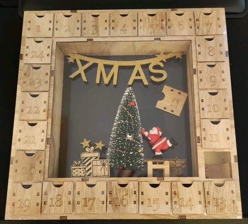 Holz adventskalender diy - holz,