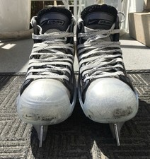 Torwartschlittschuhe Bauer Vapor XIV - Senior silber/schwarz Größe 6,5
