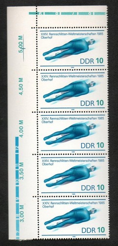 Ddr 1985 rennschlitten - ddr,
