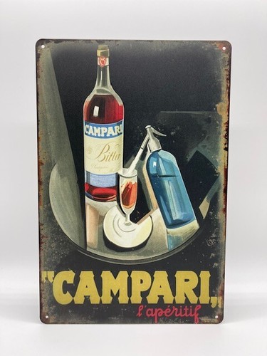 Blechschild campari 20x30cm - blechschild,