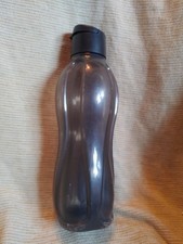 Tupperqare Flasche 1 L Schwarz mit Deckel