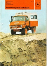 Unimog  im Spezialeinsatz "Allrad Fahrgestelle im Gelände" - Prospekt von 09.79*