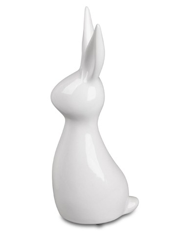Dekofigur hase modern stehend - dekofigur,