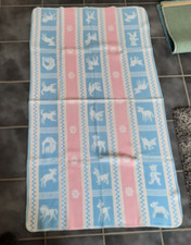 Nostalgisch vintage Kinder Decke Krabbeldecke Betttuch 82x150 cm