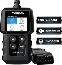 Topdon AL300 OBD2-Diagnosegerät, vollständige OBD2-Funktionen, HD-LCD-Display, s
