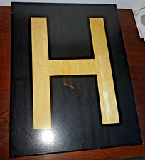 URALT  EISENBAHN SCHILD HALTSCHILD HALT EMAILSCHILD