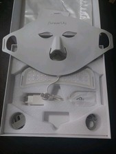 LED Gesichtslichttherapie Maske Rotlicht Therapiemaske 7 farbige LED...