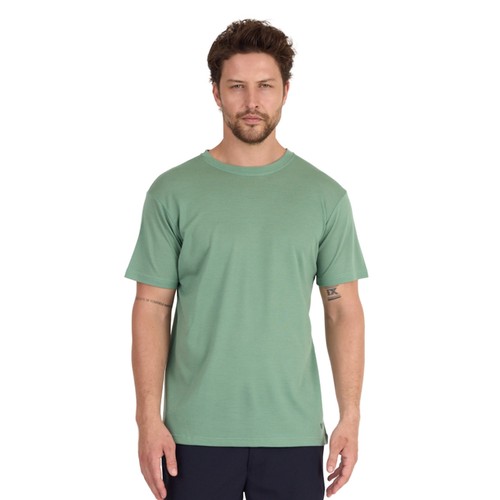 Merino piqué shirt 100 - merino, t-shirt