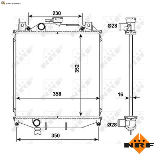 Kühler motorkühlung 507644 - motorkÜhlung,