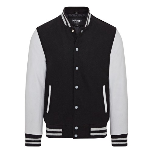 Schwarze letterman baseball - schwarze,