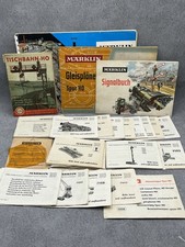H0 MÄRKLIN Konvolut Bedienungsanleitungen für Loks, Weichen, Signale, Gleisplan 