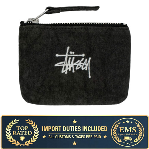 Stussy canvas münzbeutel - stussy,
