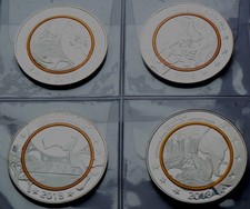 4 x 15 Gramm Silber Medaillen