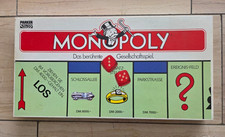 Monopoly DM-Version, komplett mit Metallfiguren Parker Spiel 1985