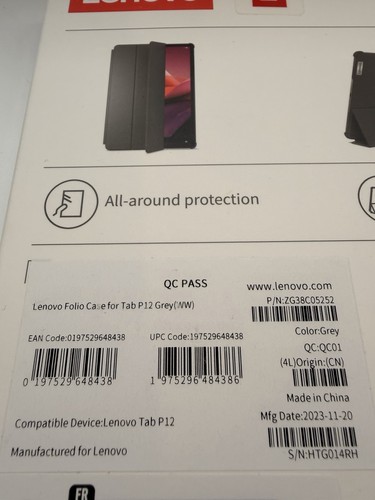Lenovo folio case backcover - lenovo,