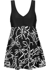 Neu Badekleid Gr. 42 Schwarz