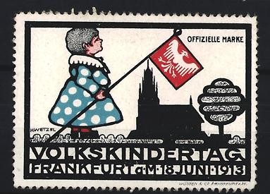 Reklamemarke frankfurt - reklamemarke,
