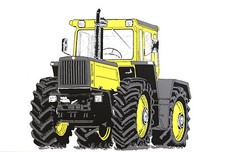 T-Shirt o.Sweat mit "MB-Trac" Traktor; erhältlich in 5 verschiedenen Farben