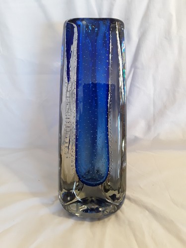 Vase blockglasvase blasig - blockglasvase,
