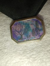 Schöne Brosche Seidenmalerei (10)