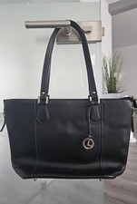 L.Credi Business Echtleder Handtasche schwarz *NEU*