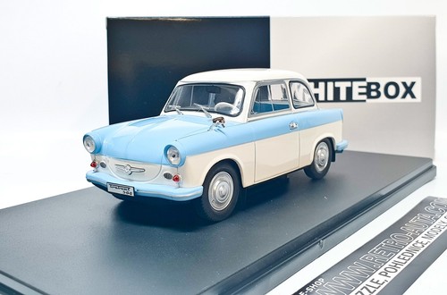 Trabant weiß blau 1 24 - trabant, weiß/blau