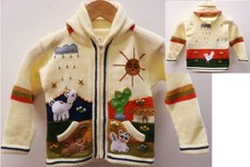 Peru kinder strickjacke - kinder,