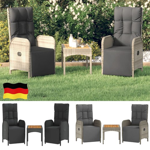 Gartenstuhl mit tisch - tisch, poly