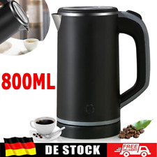 Wasserkocher 600Watt Reise Teekocher 304 Edelstahl 800ML Wasser Kocher Heim DHL