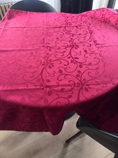 Tischdecke dunkelrot edles