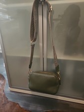 Echtes Leder Umhang Tasche Neu In Grün