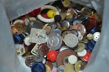 Großes Konvolut alte Knöpfe