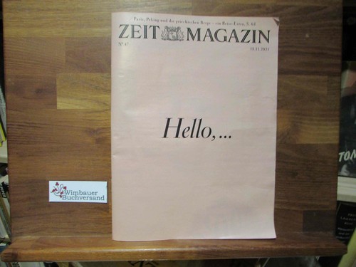 Zeit magazin nummer 18 - nummer,