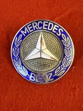Mercedes Emblem alt Emaille 200 D Auto Daimler Ersatzteil Typenschild Oldtimer